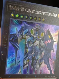 Yugioh Number 90: Galaxy-Eyes Photon Lord BLC1-EN018 Ultra Rare 1st Ed SILVER NM - Image 3