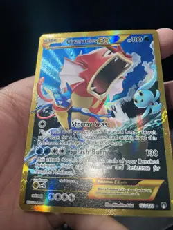 2016 Pokemon Gyarados EX (Secret) 123/122 Breakpoint Holo Card  - Image 2