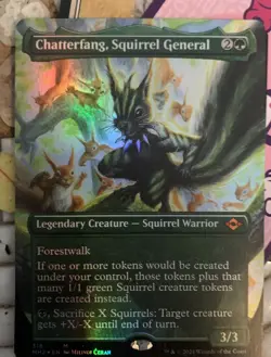 MTG Chatterfang Squirrel General Borderless Card Magic: The Gathering FOIL - Image 1