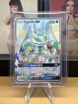 PokÃ©mon Zygarde GX TCG Full Art Ultra Rare Holo Card SV65/SV94 - Image 23
