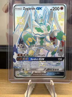 PokÃ©mon Zygarde GX TCG Full Art Ultra Rare Holo Card SV65/SV94 - Image 24