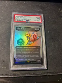 MTG Gary, the Snail - Toxrill, the Corrosive FOIL Secret Lair SpongeBob GRADED - Image 1