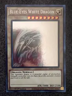 Yugioh Blue-Eyes White Dragon GFP2-EN175 Ghost Rare 1st Edition NM - Image 1