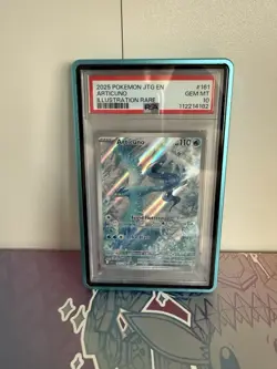 PokÃ©mon TCG Articuno Journey Together Illustration Rare Card 161/159 PSA 10 - Image 1