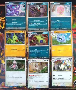 Pokemon Tin Promos 9 Card - Tyranitar Darkrai Slaking Cosmos Holo Exclusives NM - Image 1