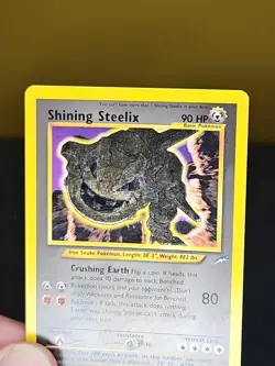 Pokemon 2002 Shining Steelix Neo Destiny Unlimited Holo Secret Rare 112/105 - Image 3