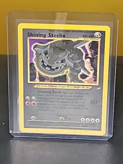 Pokemon 2002 Shining Steelix Neo Destiny Unlimited Holo Secret Rare 112/105 - Image 7