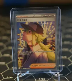 Pokemon TCG - Black Bolt (BLK) - N's Plan 170/086 SIR Holo LP - Image 1