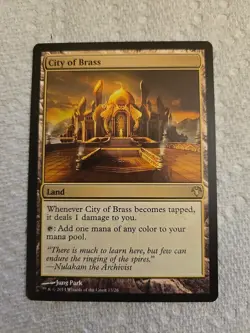 City of Brass Modern Event Deck 2014 NM Land Rare MTG Card - Image 1