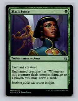 MTG Magic the Gathering (Sixth Sense)  Amonkhet (Foil) - LP - Image 1