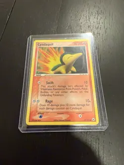 PokÃ©mon Cyndaquil TCG Reverse Holo Card 59/101 EX Hidden Legends Common - Image 2