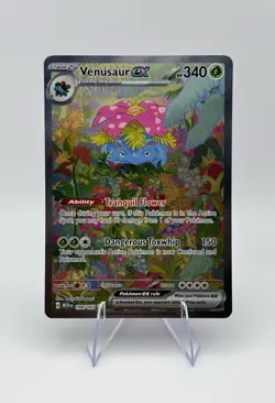 PokÃ©mon TCG SV3.5 Scarlet & Violet 151 Venusaur EX Card 198/165 NM Condition - Image 1