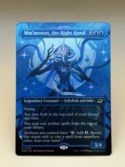 MTG ~ Mm'menon, the Right Hand ~ (Borderless) FOIL Edge of Eternities EOE : NM - Image 2