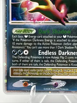 Pokemon TCG: Diamond & Pearl- Promo Darkrai LV.X DP19 - Image 4