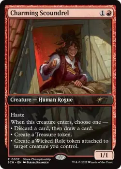 Charming Scoundrel -Foil Near Mint MTG Promos: Game Day and Store Championship - Image 1