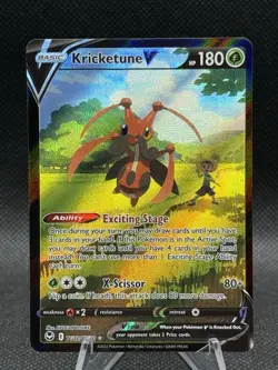 Pokemon Silver Tempest Trainer Gallery Kricketune V TG12/TG30 Ultra Rare - Image 1