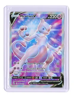 PokÃ©mon TCG Mewtwo V SWSH229 Black Star Promo ðŸ”¥ SWSH NM Full Art Pokemon Card - Image 1