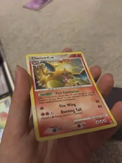 PokÃ©mon TCG Charizard LV.60 Platinum Arceus Holo Rare Card 1/99 LP ZF1 - Image 3