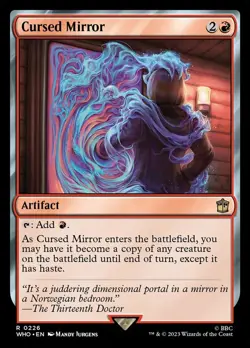 Mint/Near-Mint, English - 4 x MTG Cursed Mirror Universes Beyond: Doctor Who - Image 1