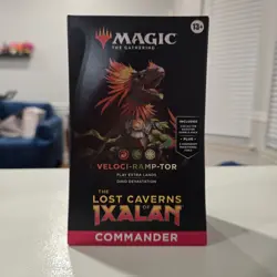 The Lost Caverns of Ixalan Commander Deck - Veloci-Ramp-Tor MTG Brand New Sealed - Image 1