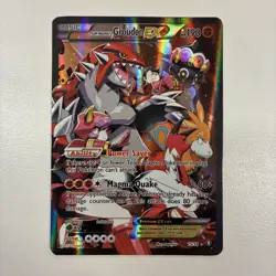 Team Magma's Groudon EX Holo Card #15/34 Double Crisis LIGHTLY PLAYED - Image 1