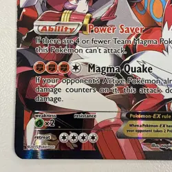 Team Magma's Groudon EX Holo Card #15/34 Double Crisis LIGHTLY PLAYED - Image 5