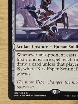 MTG Esper Sentinel Modern Horizons 2 Regular English Lightly Played 012/303 - Image 4