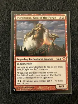 Magic The Gathering MTG - Purphoros, God of the Forge - The List Reprints - Image 1