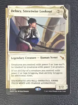 Delney, Streetwise Lookout (Showcase) Murders at Karlov Manor Regular MTG NM  - Image 1