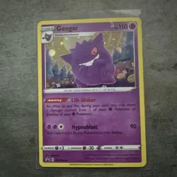 NM Gengar SWSH052 Sword & Shield Black Star Promo Card Holo Champions Path - Image 1