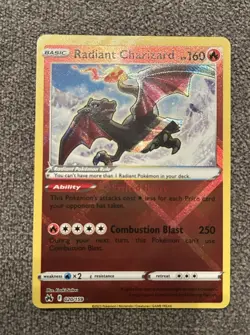 Radiant Charizard 020/159 Crown Zenith Radiant Rare Holo NM Pokemon Card - Image 1