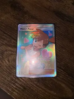 Unified Minds Misty's Favor Full Art Supporter Pokemon Card 235/236 English Dmg - Image 1