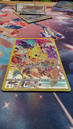 PokÃ©mon Pikachu TCG Card Crown Zenith Holo Secret Rare 160/159 - Image 4