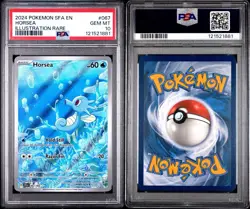 2024 Pokemon Scarlet & Violet Shrouded Fable Horsea IR 067/064 #067 PSA 10 Gem - Image 3