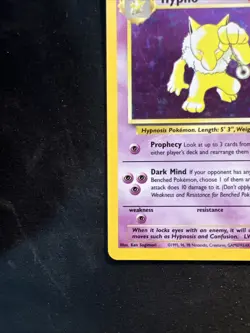 MP Hypno 8/62 Pokemon Fossil Holo Rare Moderately Played - Image 4