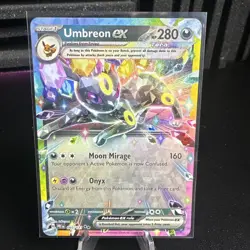 PokÃ©mon TCG Umbreon EX 60/131 Double Rare Holo Card Prismatic Evolutions - Image 1