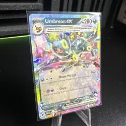 PokÃ©mon TCG Umbreon EX 60/131 Double Rare Holo Card Prismatic Evolutions - Image 2