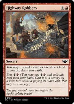 MTG Highway Robbery [Outlaws of Thunder Junction] Foil Near Mint Magic - Image 1