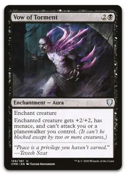 Vow of Torment #159 (NM) Commander Legends CMR Magic MTG - Image 1