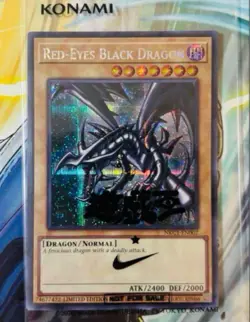 Yugioh Red-Eyes Black Dragon Nike Worlds Promo NKC1-EN002 2025 PREORDER FROM USA - Image 1