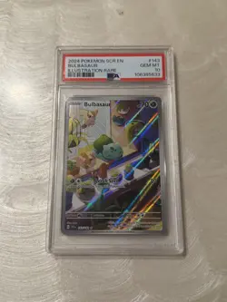 Pokemon Bulbasaur Illustration Rare Stellar Crown 143/142 PSA 10 Gem Mint #143 - Image 1