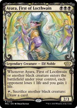 MTG Ayara, First of Locthwain {March of the Machine: Multiverse Legends} - NM - Image 1