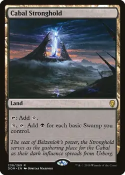 Cabal Stronghold - Dominaria - MTG - MAGIC THE GATHERING - Image 1