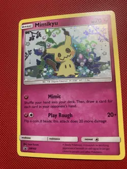 Mimikyu SM163 Sm Holo Pokemon Card TCG Promo - Image 3
