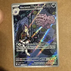 Pokemon TCG Team Rocket's Weezing Illustration Rare 199/182 Destined Rivals NM - Image 1