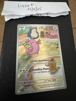 PokÃ©mon TCG Chansey Twilight Masquerade Holo Card 187/167 - Image 2