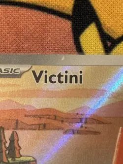 Victini SVP 208 Black White Scarlet & Violet Black Star Promo Pokemon Card LP - Image 2