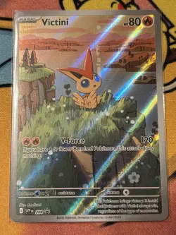 Victini SVP 208 Black White Scarlet & Violet Black Star Promo Pokemon Card Mint - Image 1