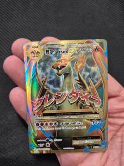 M Charizard EX (Full Art) 101/108 Evolutions Holo perfect card - Image 4