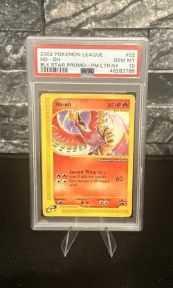 PSA 10 Ho-oh #52 Black Star Promo Pokemon Center New York (2002) - Image 1